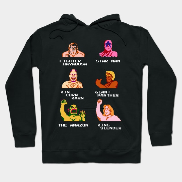 Pro Wrestling Fighters Hoodie by allysontx